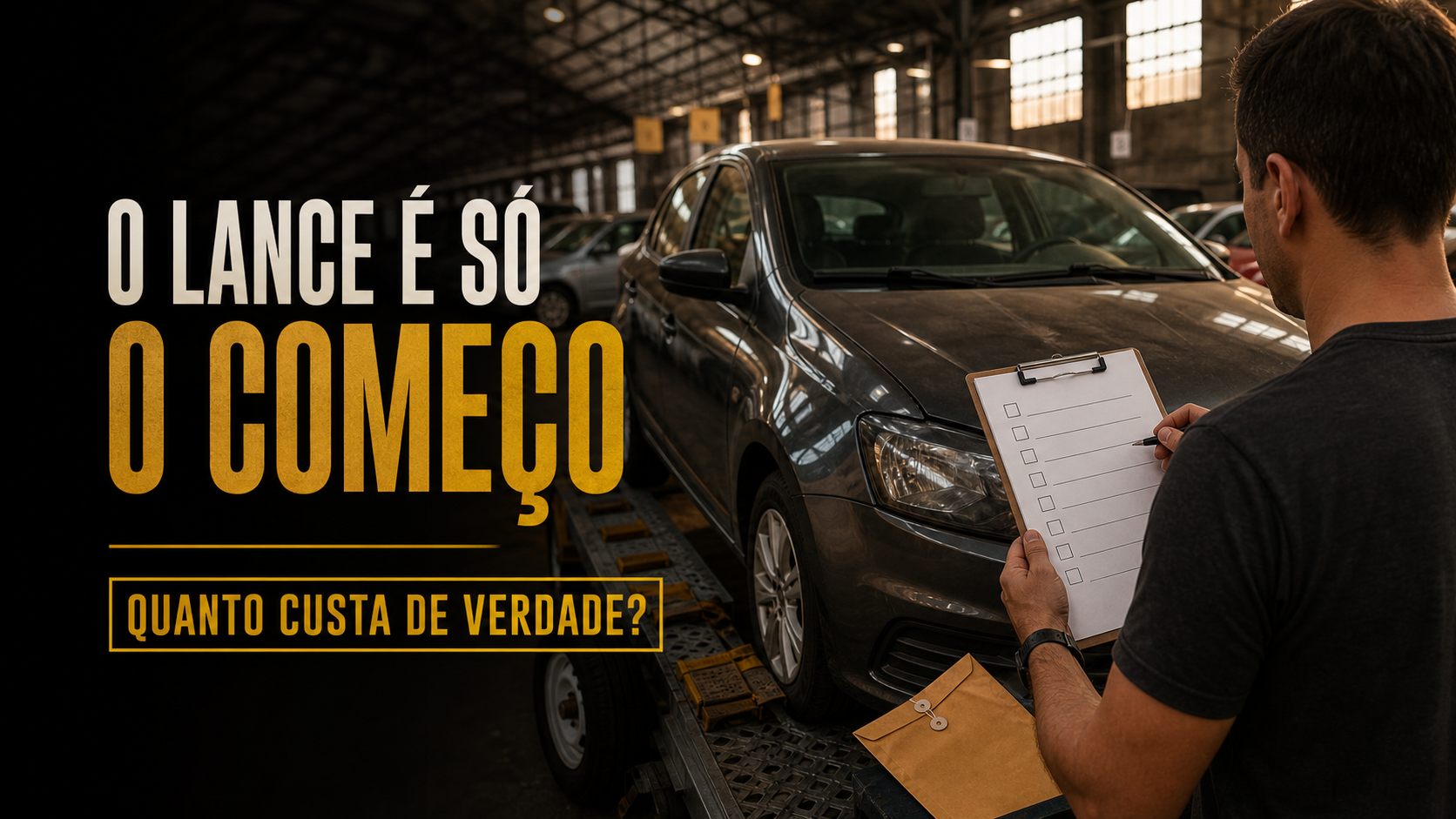 Quanto custa de verdade comprar um carro em leilão? (o lance é só o começo)